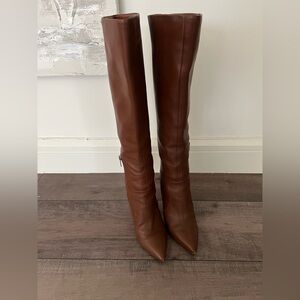 Nine West Richy Heel Boots Brown Size 8